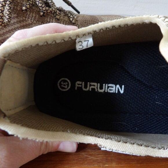 Furion Steel Toe Safety Sneakers Unisex‎ Size 37 Brown Work Shoes - Picture 5 of 14